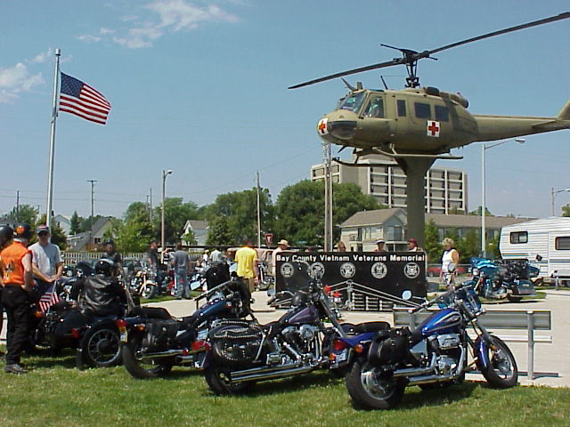 0705 Bikes at Vets Memorial