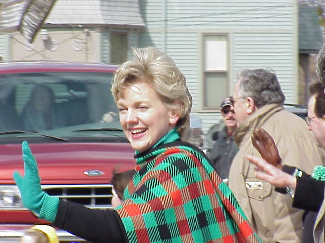 Govenor Granholm in Bay City St. Pat's parade