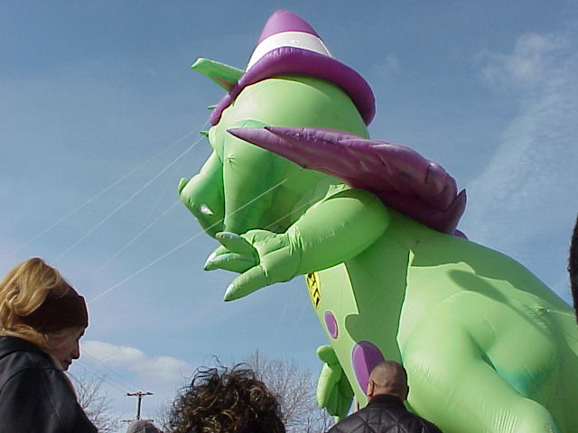 Tallest participant in St. Pat's Parade