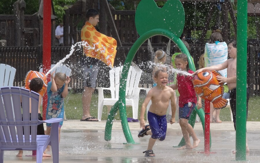 Splashing on Memorial Day weekend