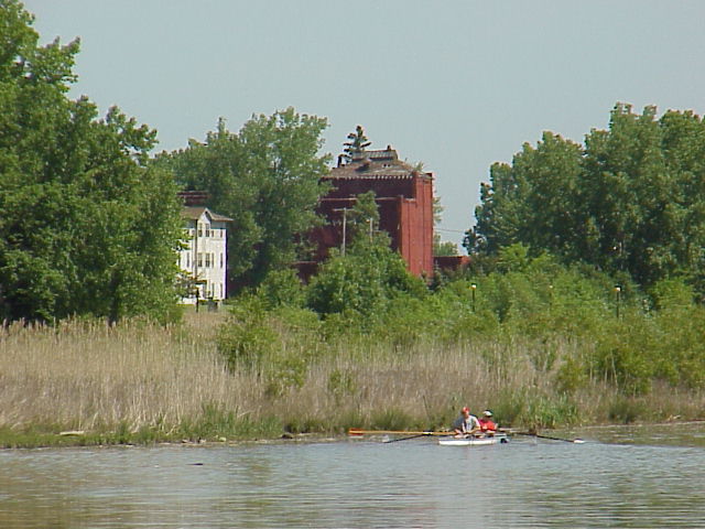 Rowing near River Walk