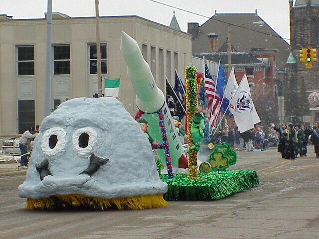 St Pat's winning Float - SC Johnson