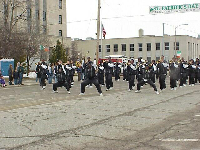 St Pats best band: Saginaw High