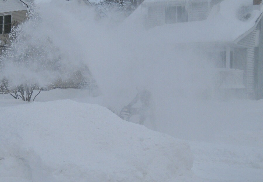 Snowblowing