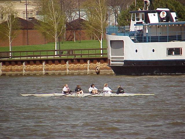 Bay City Central High Crew practice