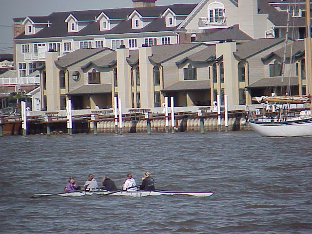 Bay City Central High Crew practice