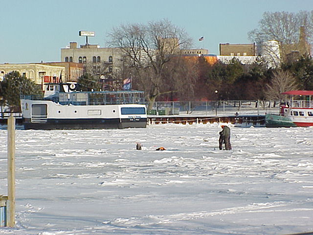 Ice Fishing at Wenona