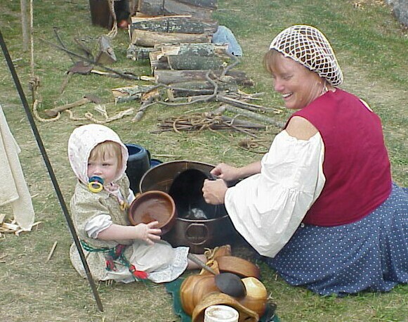 Dish Washing at 2004 River of Time