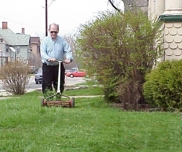 First mowing of Spring